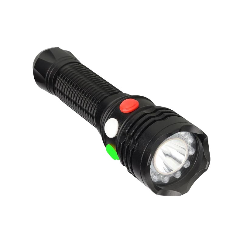 Powermaster PM-3190 Rechargeable LED Flashlight, Black
