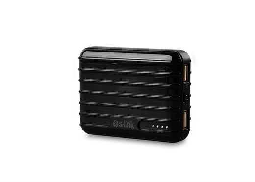 S-Link Swapp IP-T58 7800mAh 1A/2.1A 2*Usb Siyah Ta