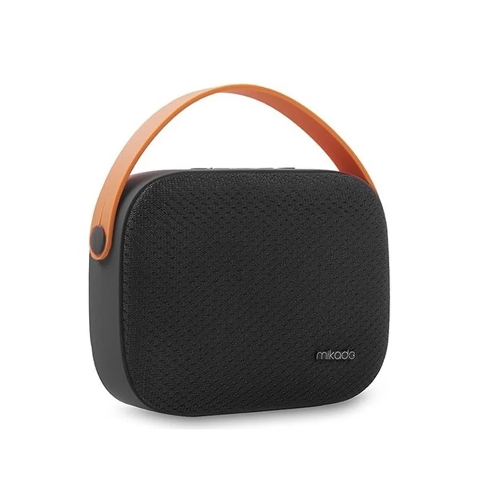 Mikado MD-58BT — чёрная портативная Bluetooth-колонка с поддержкой USB-TF