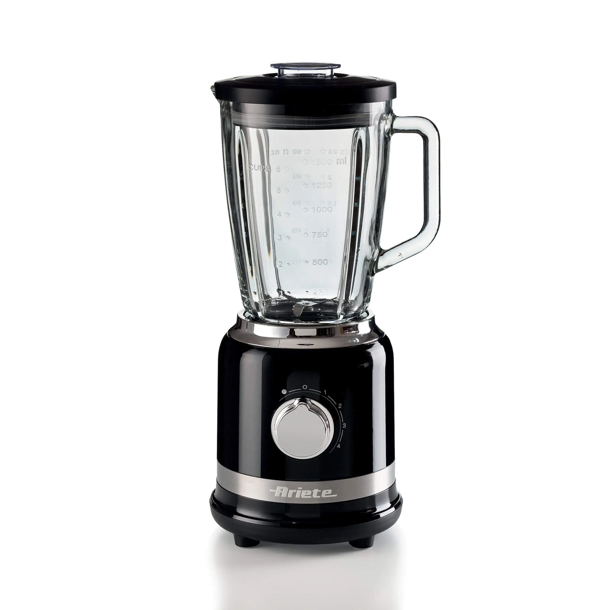 Ariete Moderna Blender Cam Hazneli -1,000 Watt - Çelik bıçaklı (Siyah)