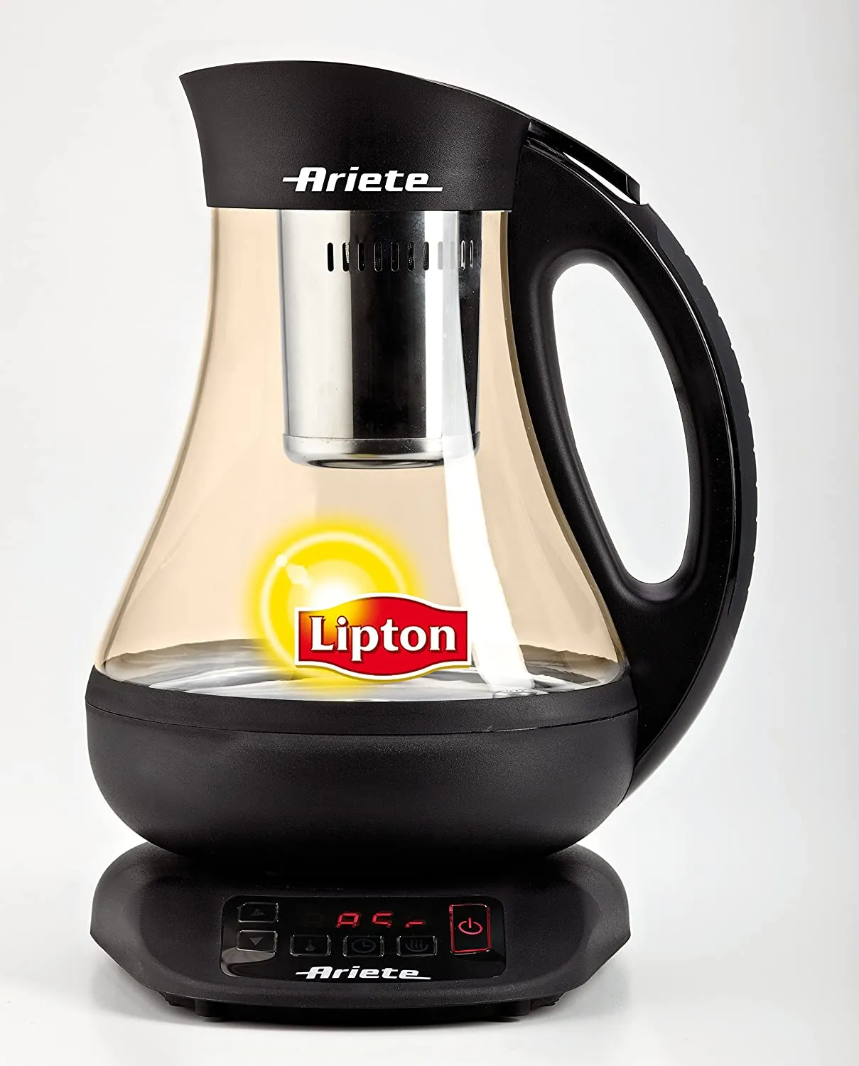Ariete Pratik Çay demleyici. Derece ayarlı digital kontrol. Cam Hazneli Su Isıtıcısı Kettle