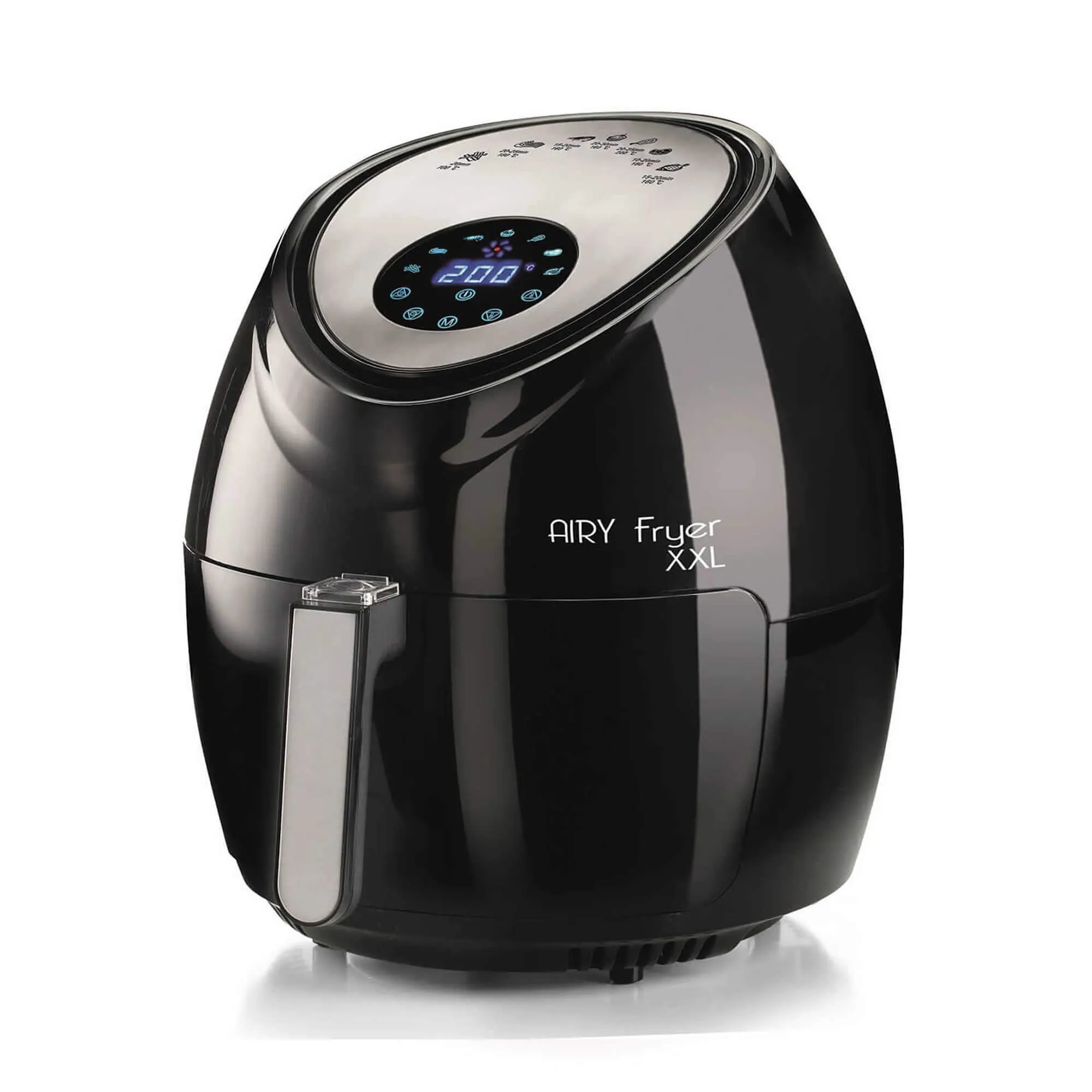 Ariete XXL Airy Fryer. Hava Fritözü Fırın. Digital ekran. 5.5 lt kapasite. 1800W. 200C ısı (BLACK)