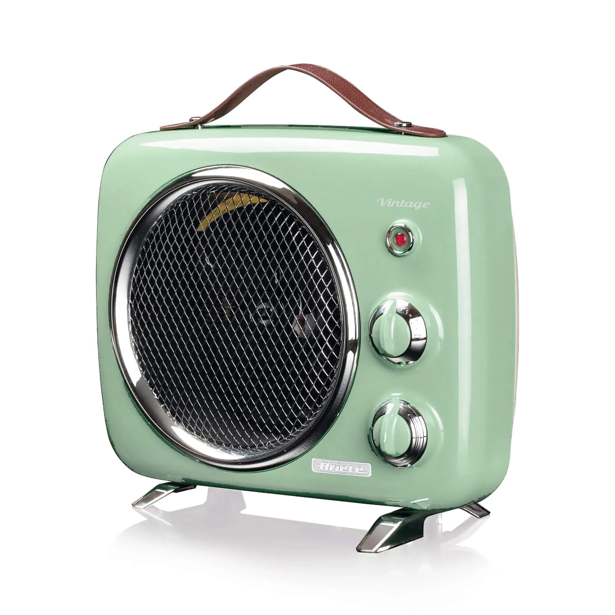 Ariete Vintage Fan Heater 080801, Green, 1,000/2,000 W