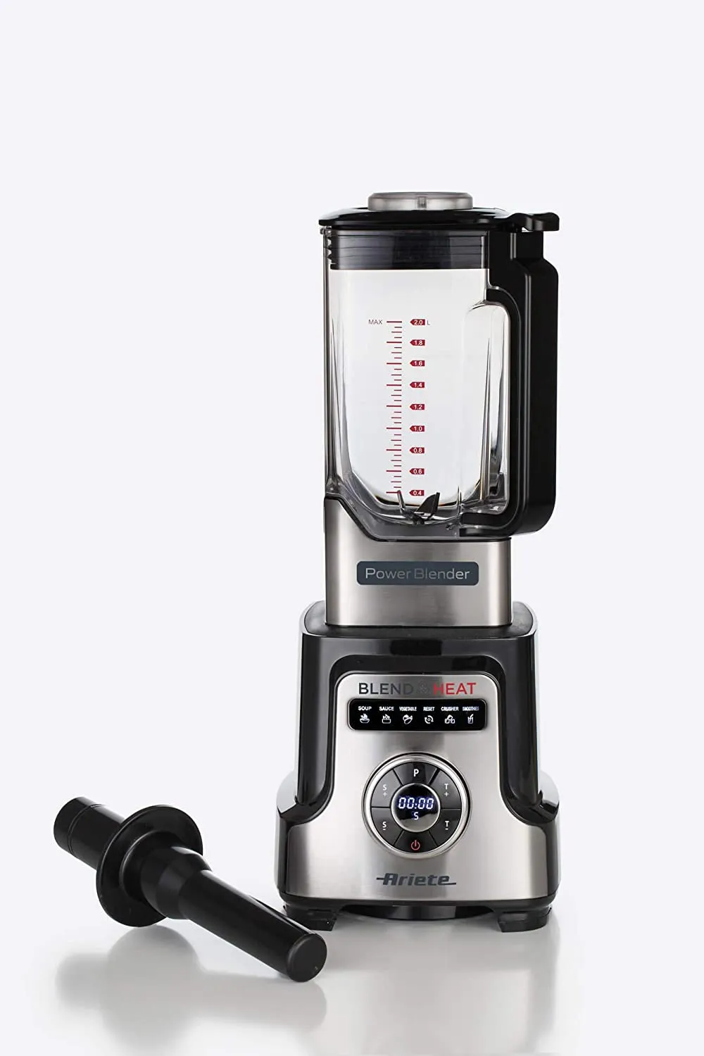 Ariete Blend & Heat Paslanmaz Çelik Blender - 2,000 W. Sıcak çorba yapma özellikli.