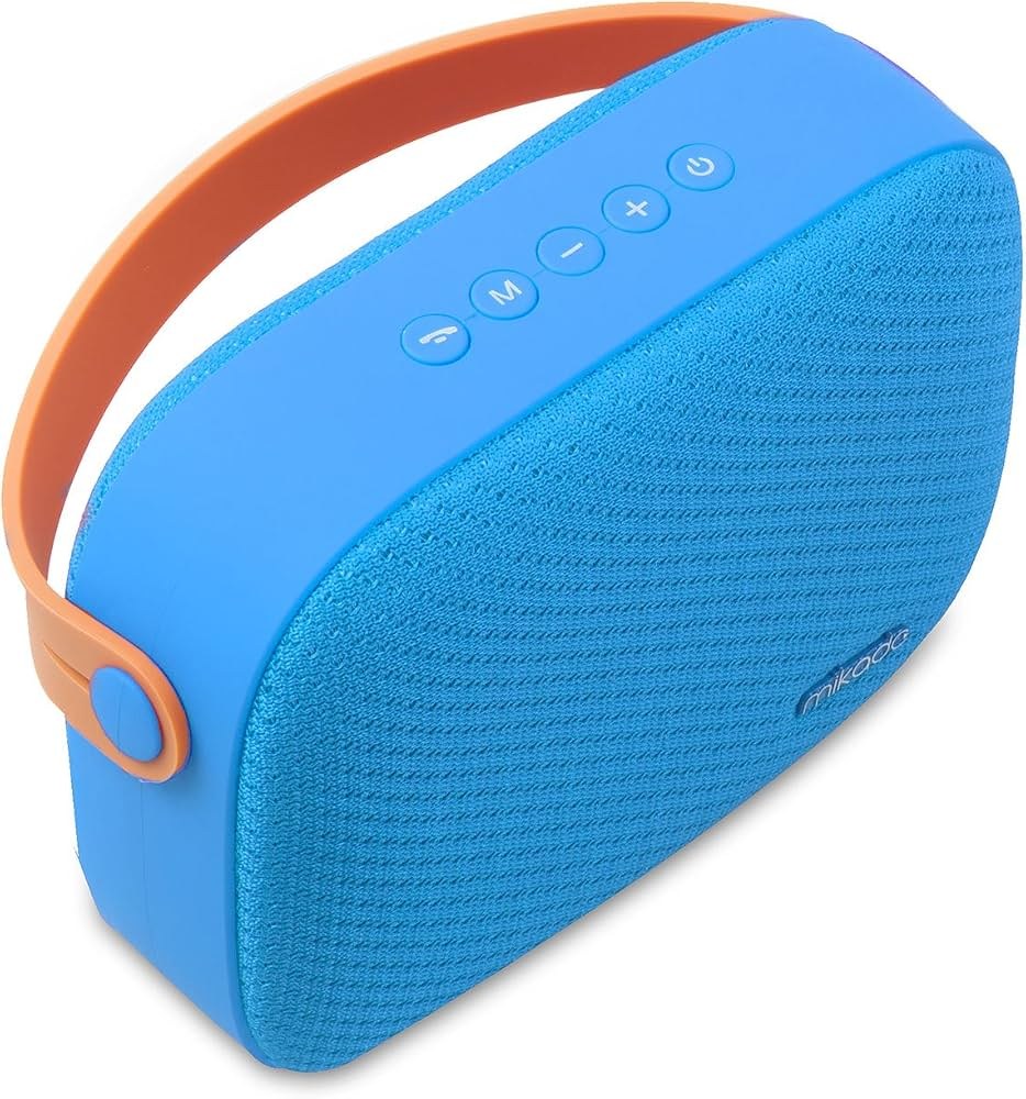 Mikado MD-58BT — синяя портативная Bluetooth-колонка с поддержкой USB и TF