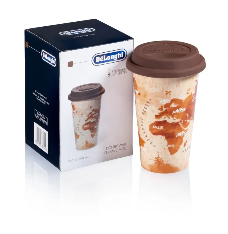 Delonghi - Çift duvarlı seramik kupa - 300 ml (The Aventurer)