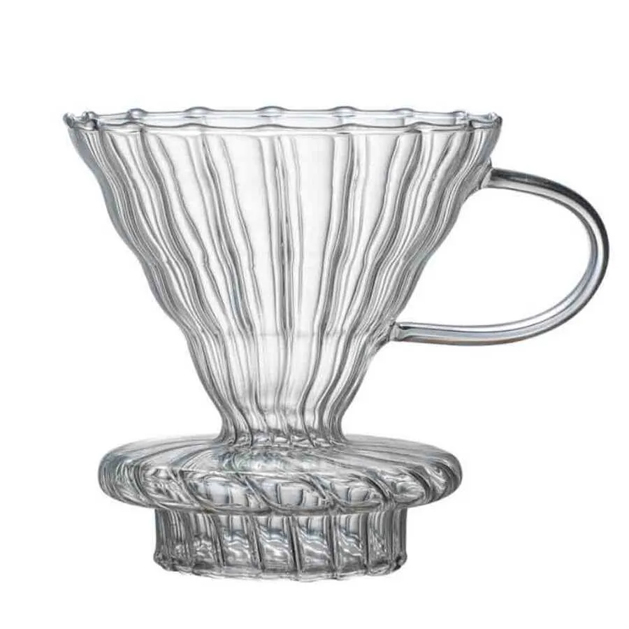 V60 Demleme Cam Şeffaf