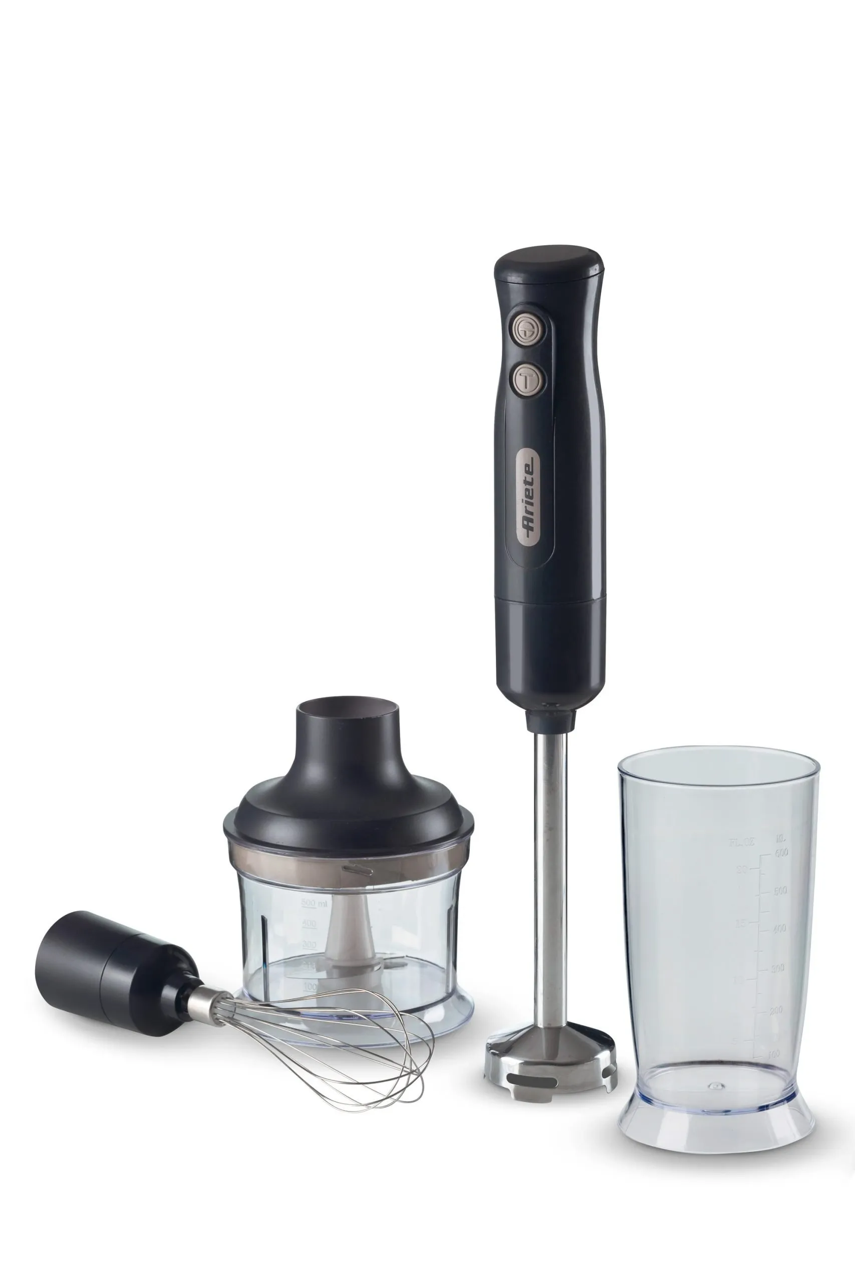 Ariete Breakfast El Blenderi 3in1 Çırpma teli & Doğrayıcı aparatlı (Koyu Gri)