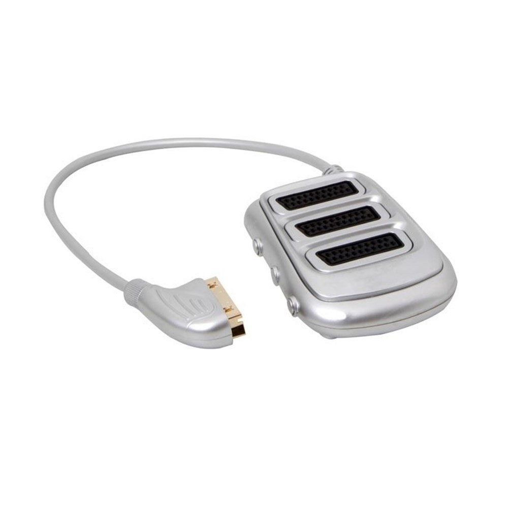 S-Link SLX-SC33 SCART to 3 SCART Splitter Cable, Silver