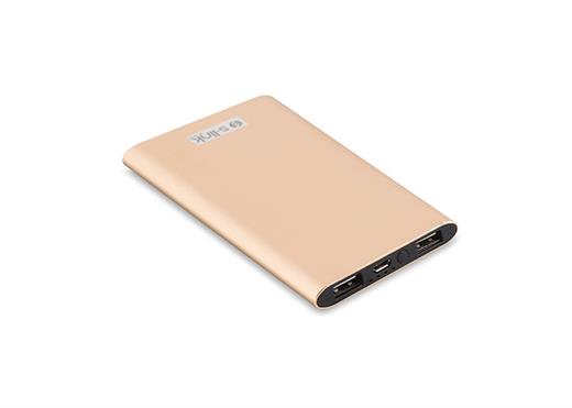 S-link IP-P22 4000mAh 1-2A Gold Slim Powerbank