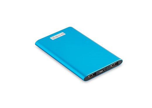 S-link IP-P22 4000mAh 1-2A Mavi Slim Powerbank