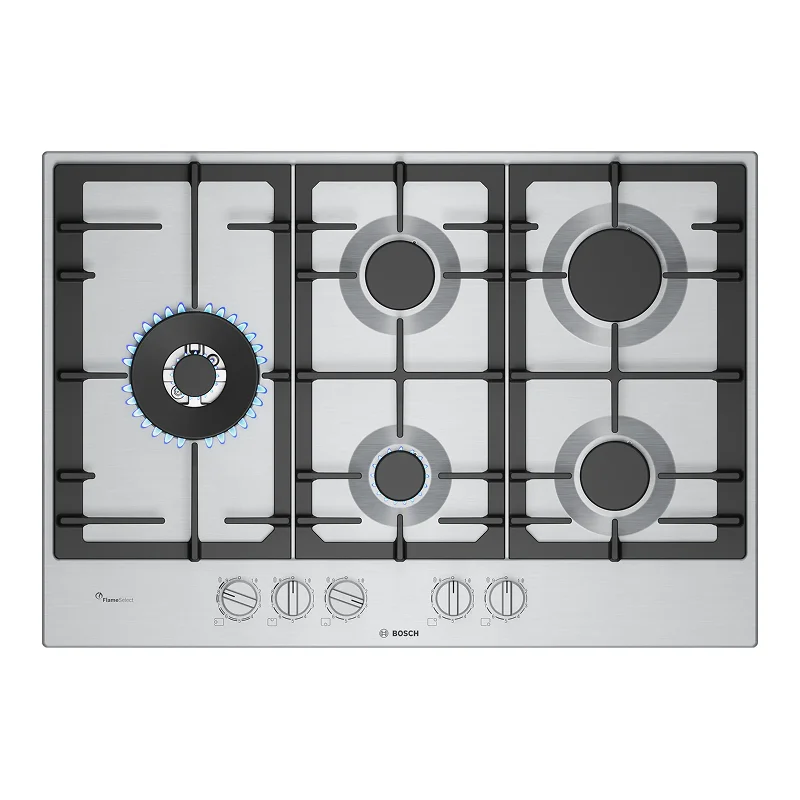 Bosch Serie 6 Inox Woklu Gazlı Ankastre Ocak