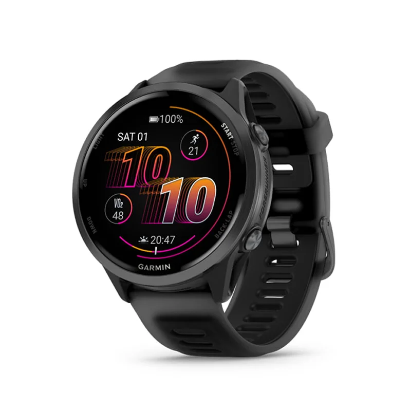 Garmin Forerunner 570 AMOLED GPS Koşu Saati - 47mm - Siyah