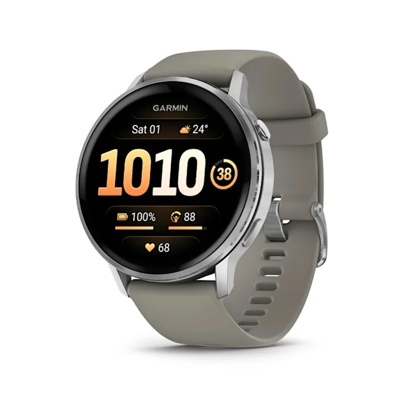 Garmin Venu 4 - 45mm Akıllı Saat - Gümüş Gri