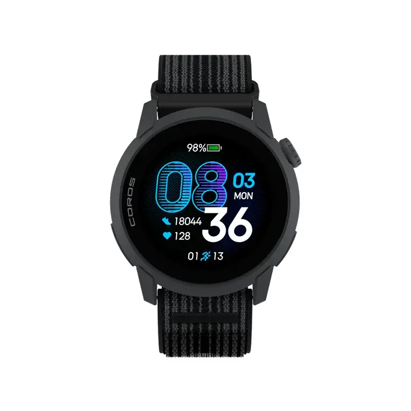 COROS PACE 4 GPS Multisport Koşu Saati - 43mm - Siyah Naylon Bant