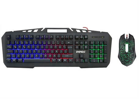 Everest KMX-99 Siyah Usb Q Oyuncu Klavye+Mouse Set.