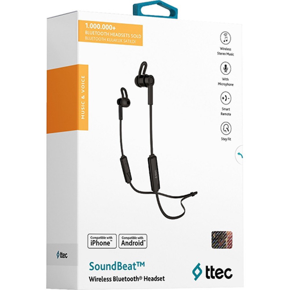 TTEC 2KM110 SoundBeat — беспроводные стереонаушники Bluetooth