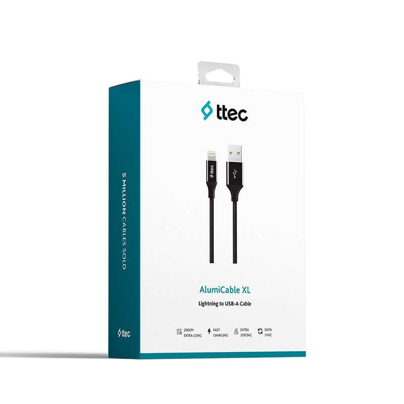 TTEC 2DK19S AlumiCable XL Кабель для зарядки iPhone 2 м