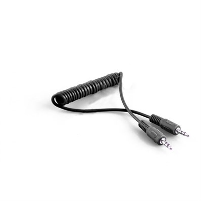 S-Link SL-SP1 1 m Black Spiral Stereo M/M Audio Cable