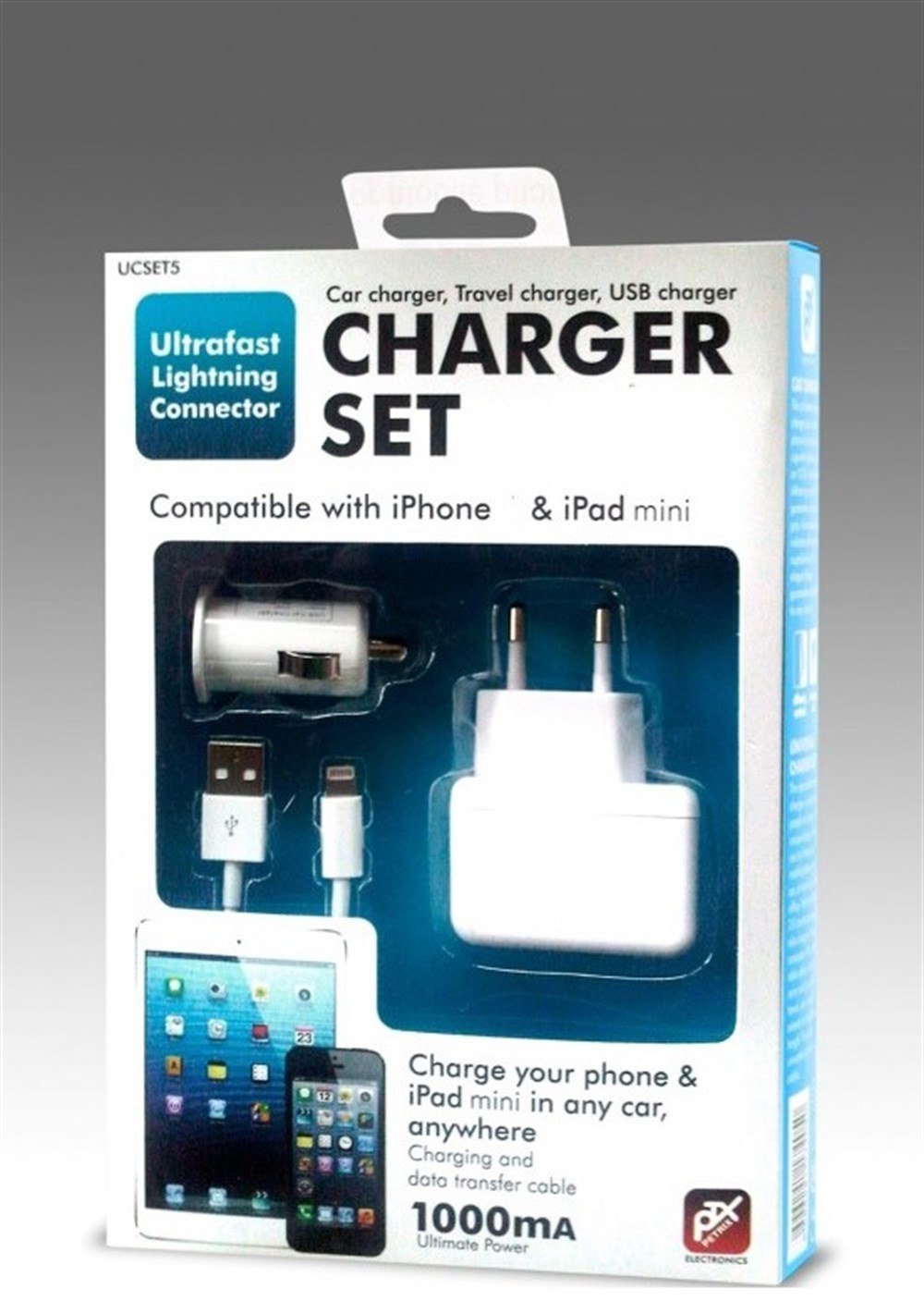 Petrix BW UCSET05 Universal Charger Set, 3-Piece