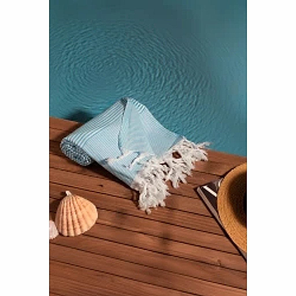 Söley Stripe пештемаль 90x180 см