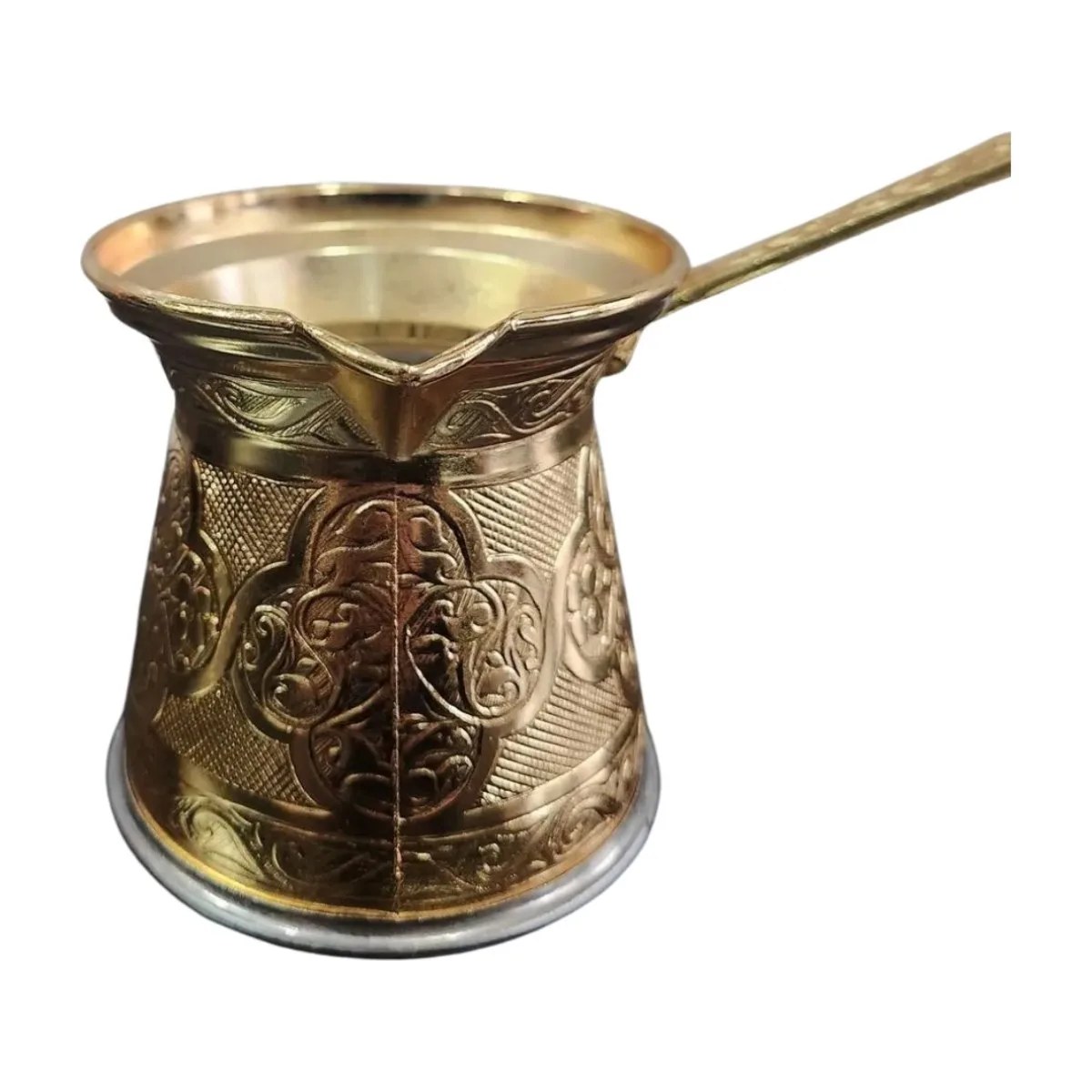 Ayvalı AYC0403 No. 3 Classic Gold Turkish Coffee Pot