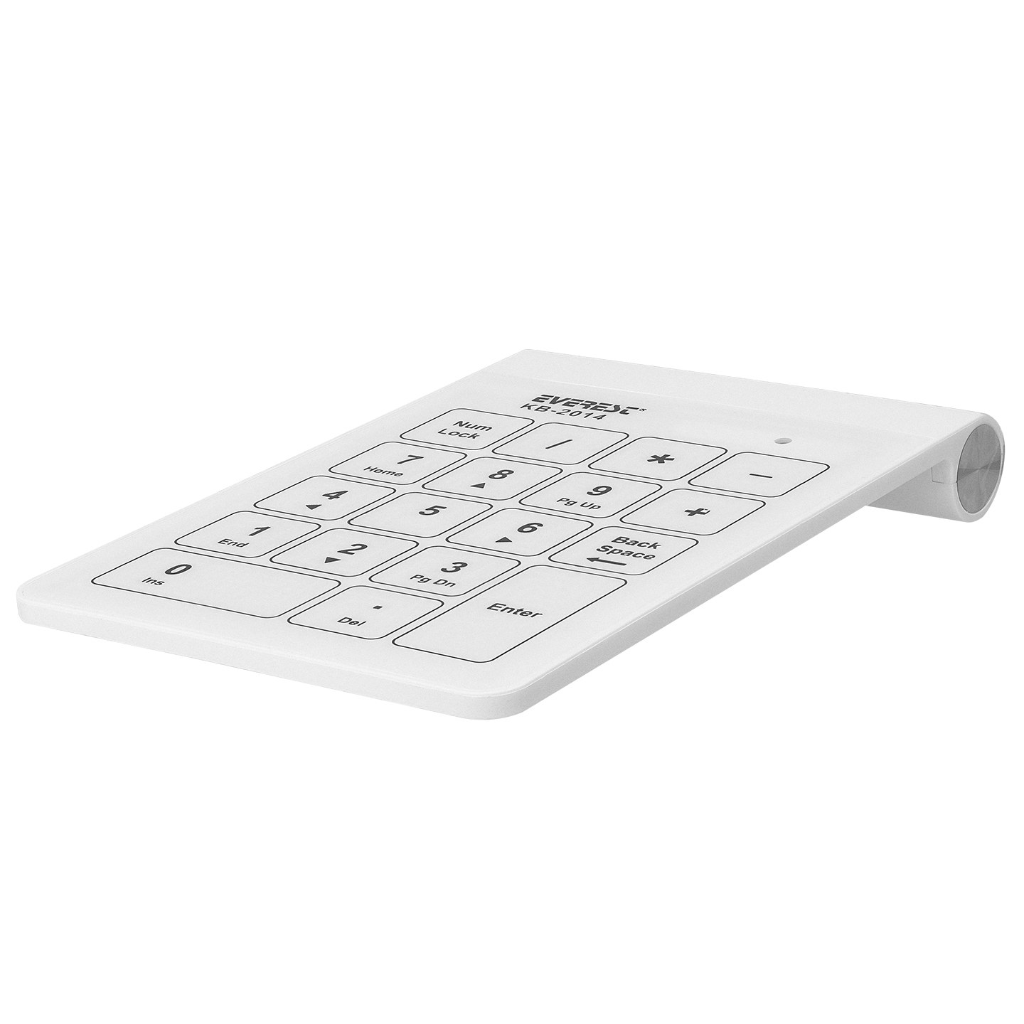Everest KB-2014 Белая сенсорная цифровая USB-клавиатура