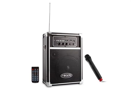 Mikado MD-388 Чёрный усилитель для преподавателей и собраний с FM