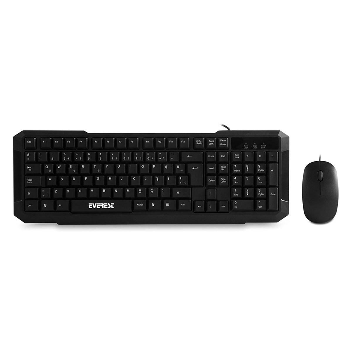 Everest KM-515 — чёрный USB-комплект клавиатуры и мыши