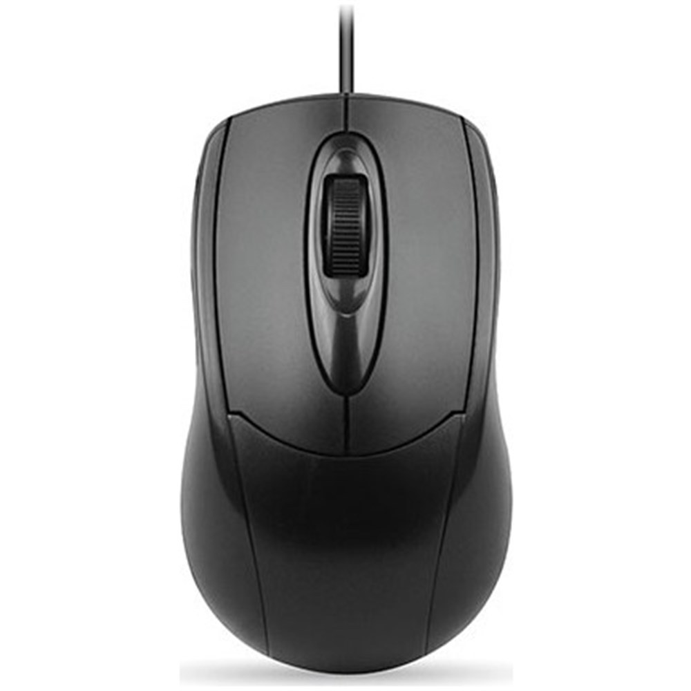 Everest SM-163B — чёрная USB-мышь с кабелем 1.8m