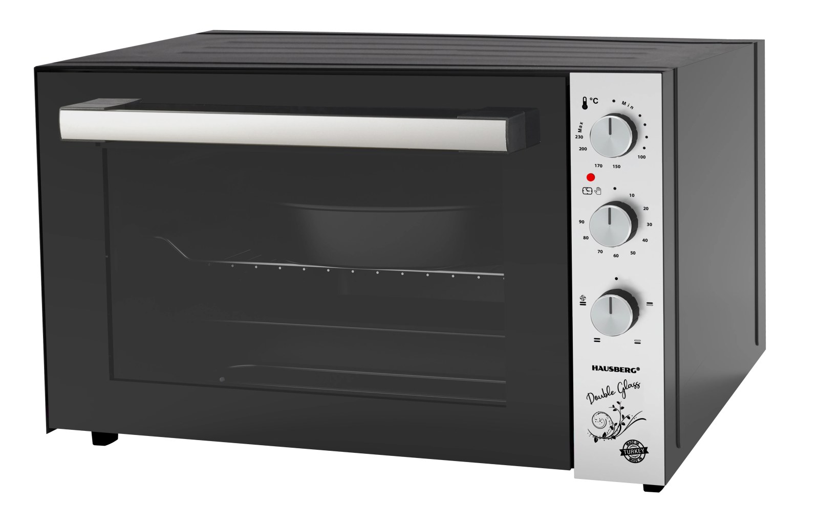 Hausberg HB8020, квадратный духовой шкаф 70 л