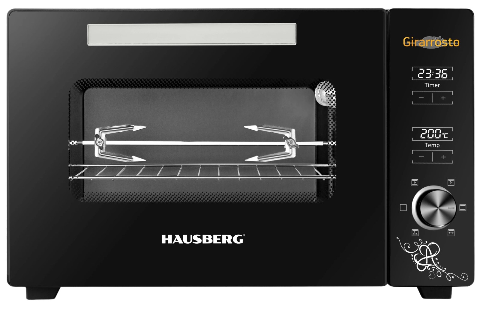 Hausberg HB9260 S.2882 Digital Mini Oven, 48 L
