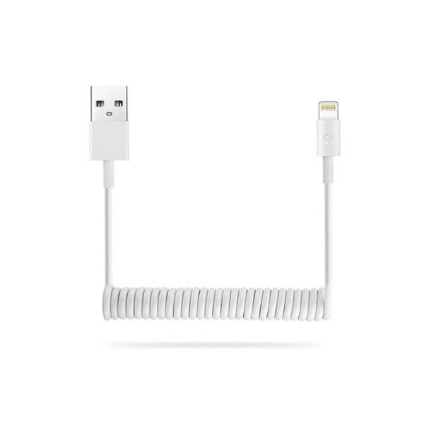 S-Link SL-SP12 Спиральный кабель Lightning 1.2m 2A для зарядки и передачи данных