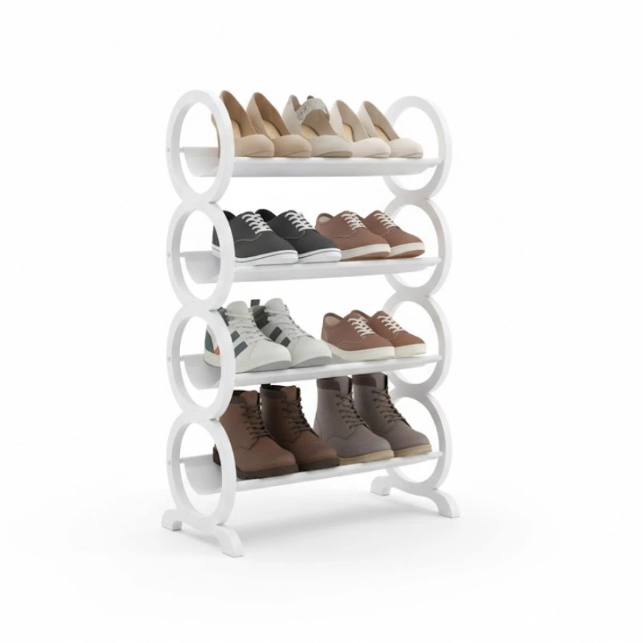ETM 0136 57 cm 4-Tier Shoe Rack