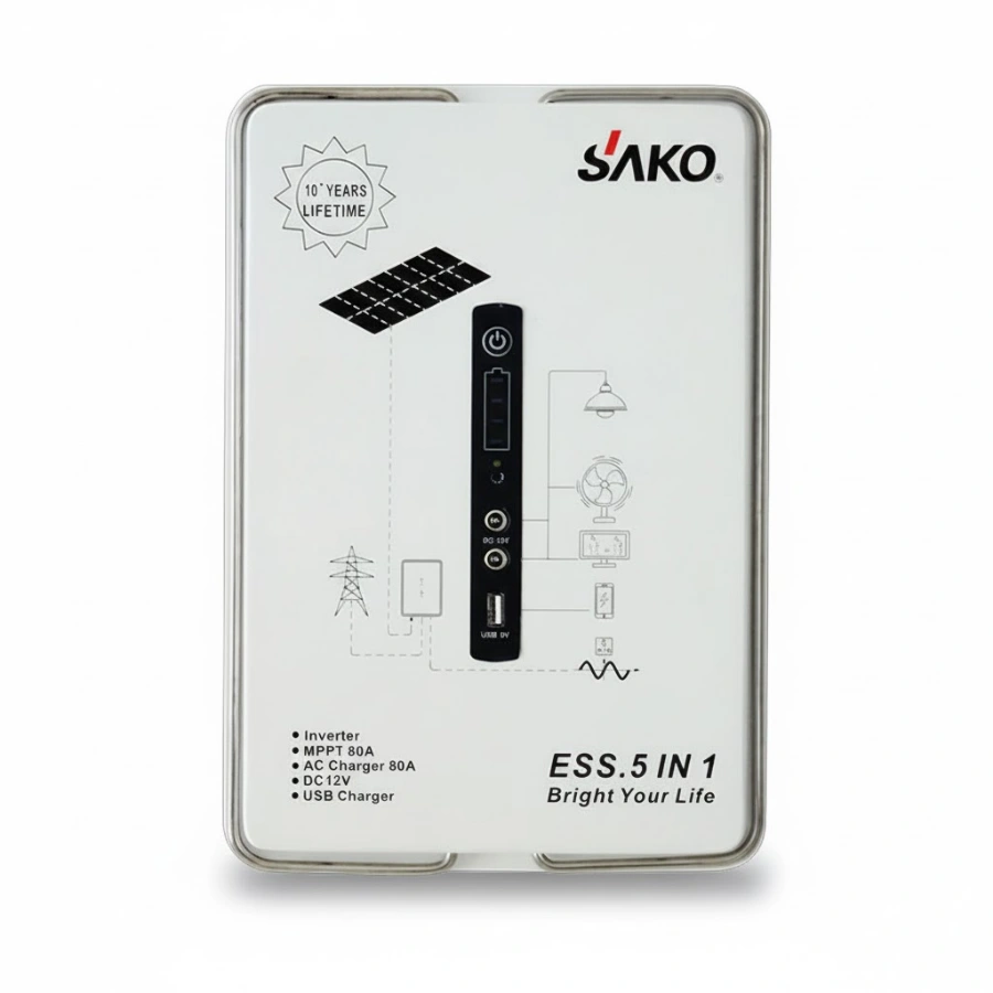 SAKO ESS.5 IN 1 300 W Taşınabilir Güç Kaynağı 896 Wh Lityum İyon