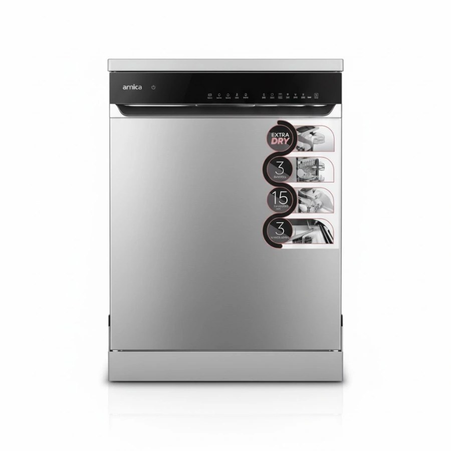 Arnica DW-D07DX Silver Full Touch — посудомоечная машина