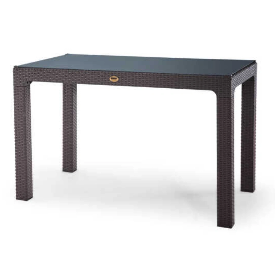HENIVER 70X120 CAMLI MASA KAHVE-GRI