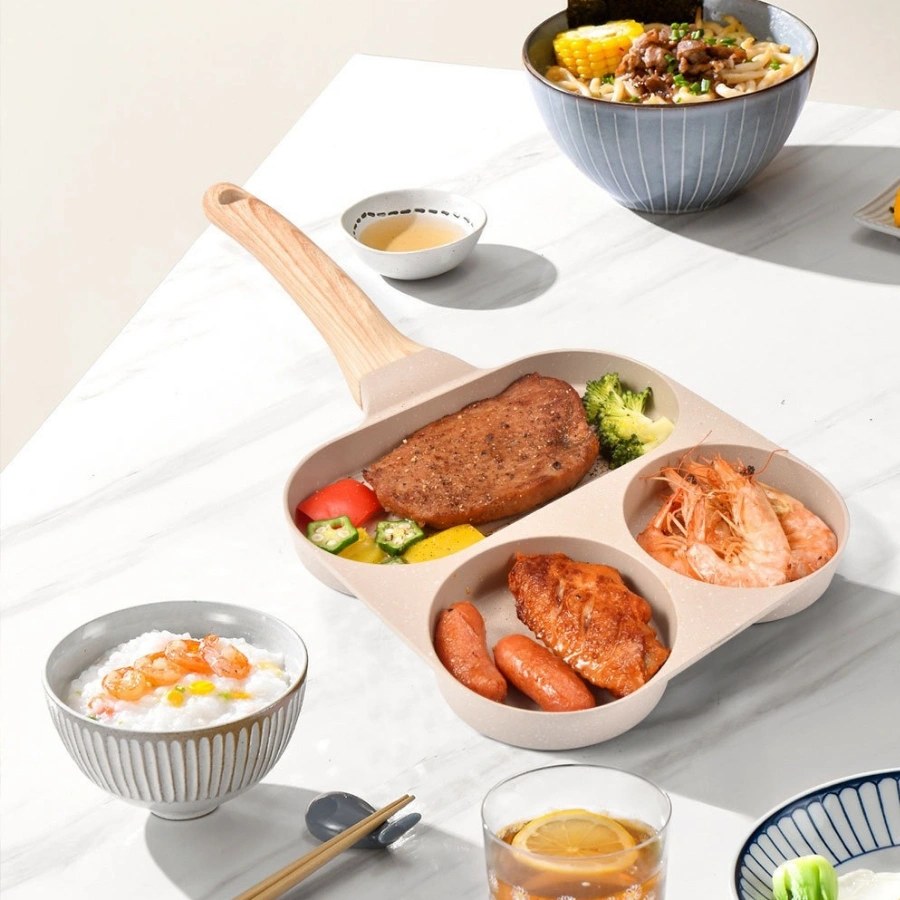 Royal Dessini S.3025 Four-Compartment Granite Pan