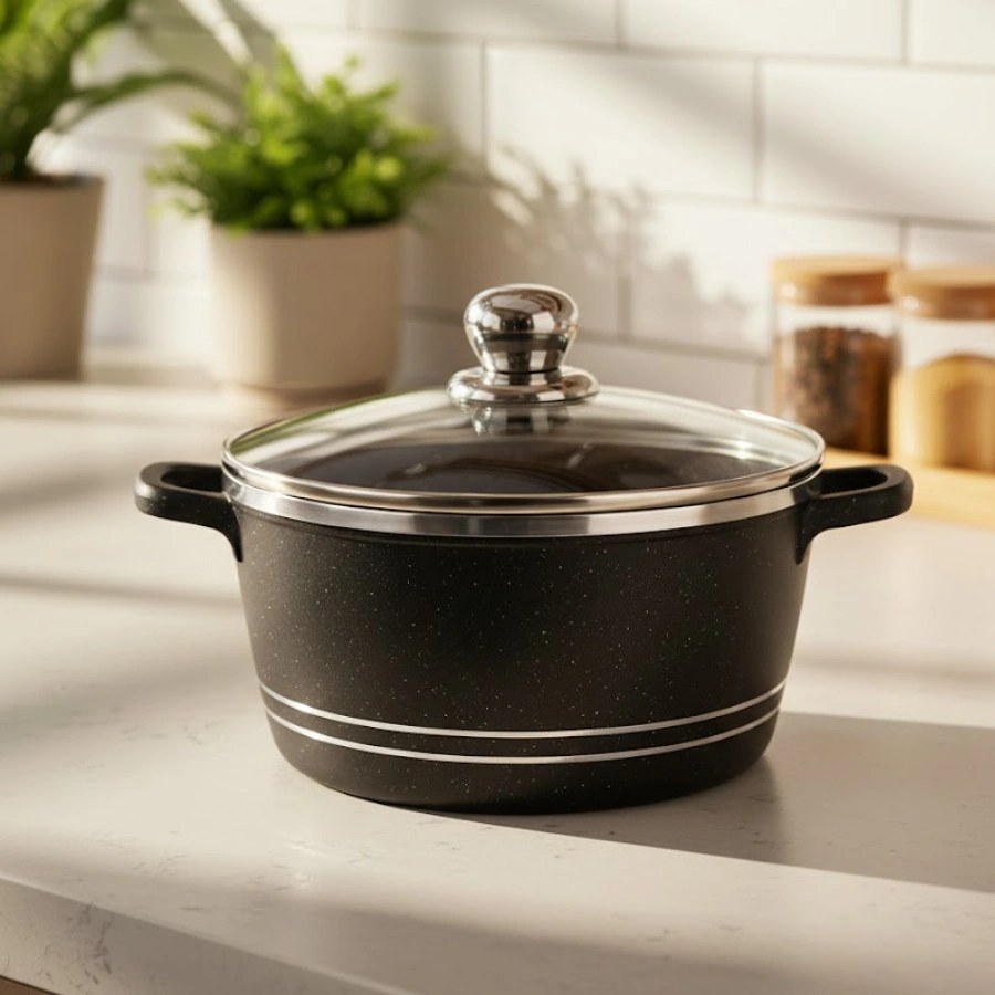 Royal Dessini S.3028 26 cm Teflon Casserole Pot
