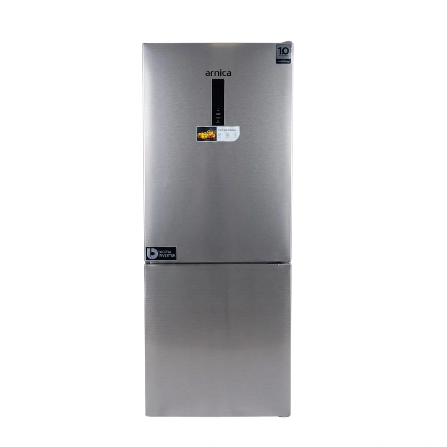 Arnica RF-401CX Silver, комбинированный холодильник 465 л