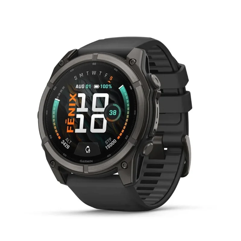 Garmin fēnix 9 51 mm AMOLED Sapphire Karbon Gri Titanyum Akıllı Saat