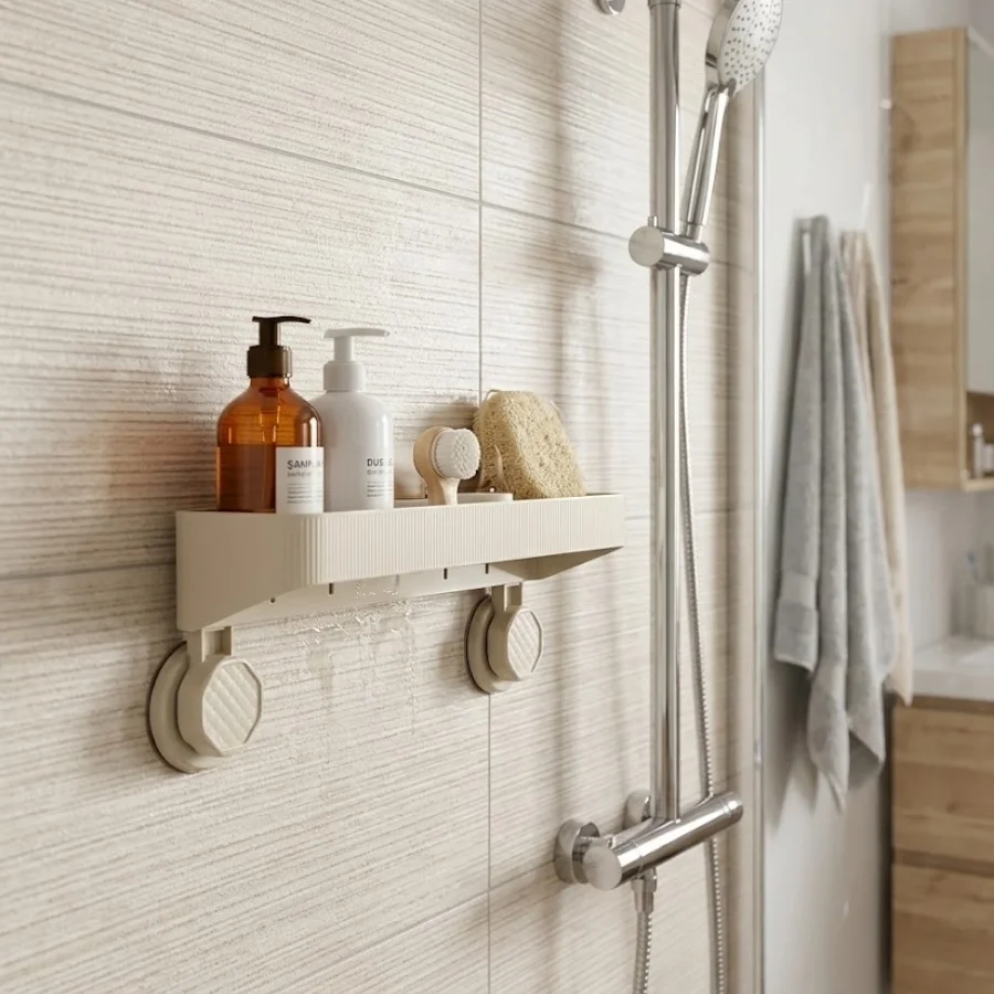 ETM YH6513 YAPIŞKANLI BANYO RAFI