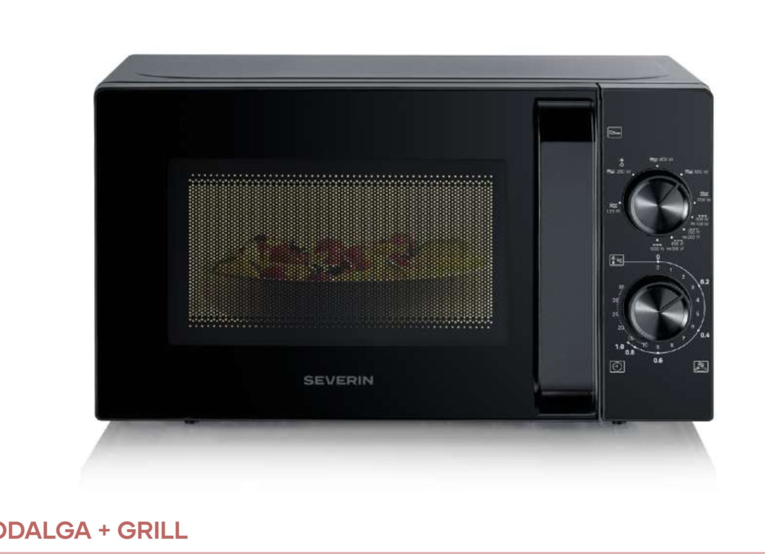 Severin MW 7792 20 L 700 W Mikrodalga + Grill Fırın Mat Siyah