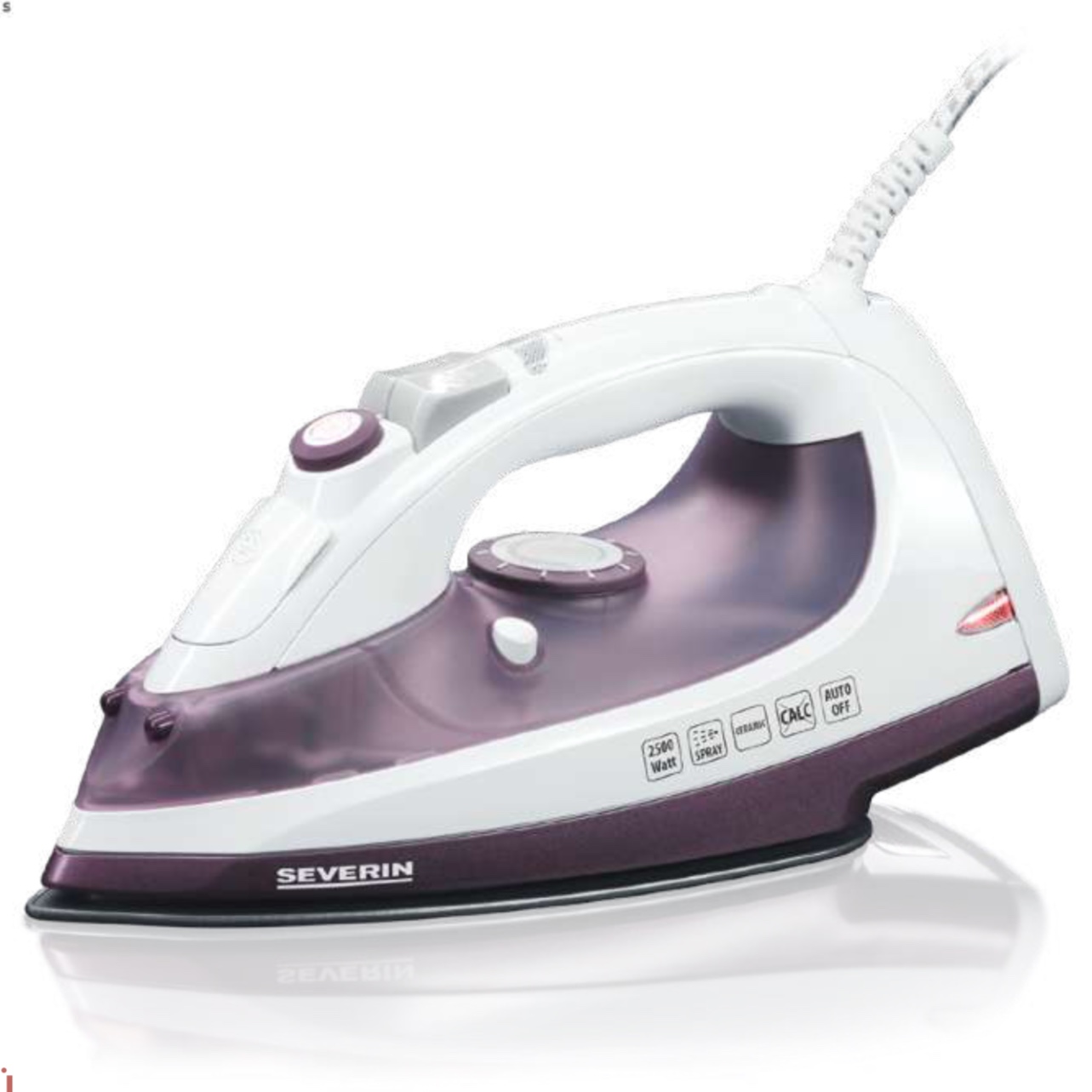 Severin BA 3210 Buharlı Ütü 2500 W Mor-Beyaz