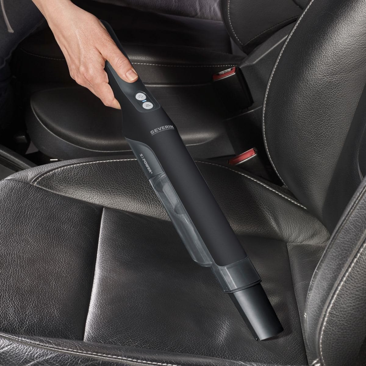 Severin S’POWER Upright HV 9589 Şarjlı El Süpürgesi 120 W Mat Siyah