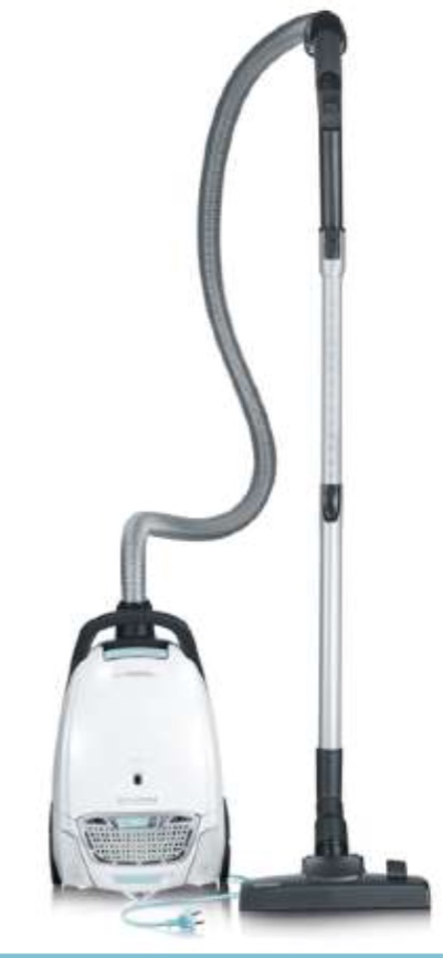 Severin S’POWER Ice BC 7050 Torbalı Elektrikli Süpürge 750 W Kar Beyazı-Buz Mavisi