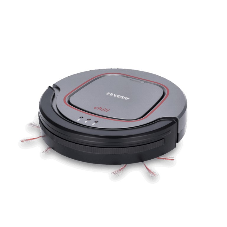 Severin Chill RB 7025 Robot Süpürge 100 m² Platinum Gri - Lâl Kırmızı