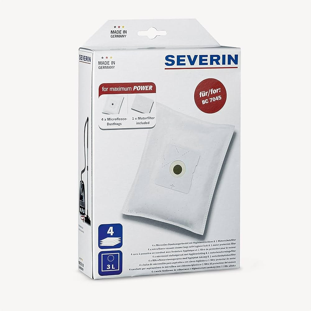 Severin SB7218 Torba ve Filtre Seti BC7045 BC7044 Uyumlu