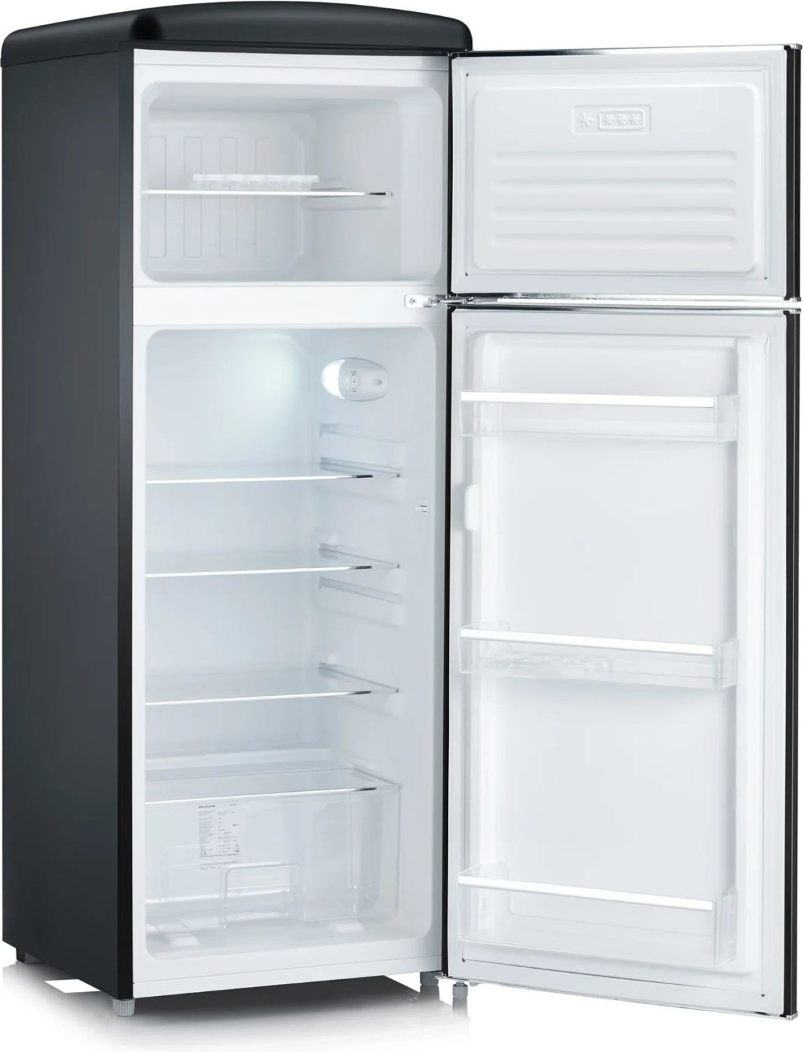 Severin RKG 8932 Retro Buzdolabı 206 L Mat Siyah