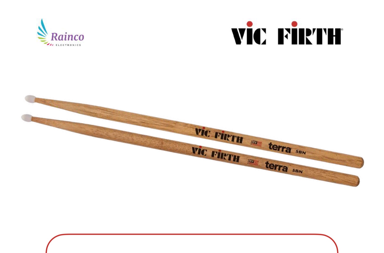 Vic Firth American Classic 5B Terra Baget Naylon Uçlu 16 inç Hickory